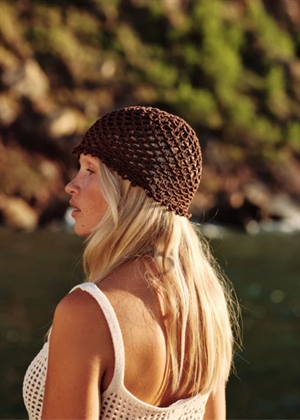 Croha skull hat Hot Fudge Brown Becksøndergaard 